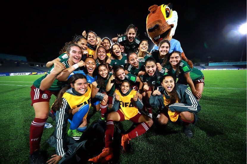 La selección femenil del futbol mexicana Sub-17 llega a su primera final. Foto AGENCIA REFORMA

