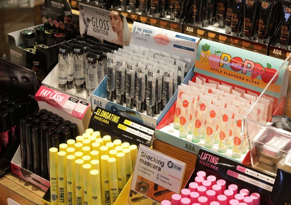 Lips are a big category in Miss A stores. 