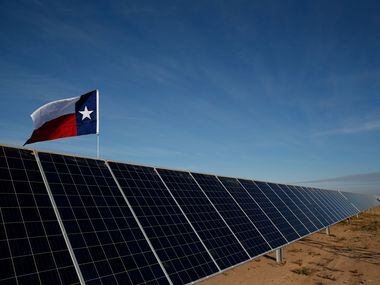 Recurrent Energy developed the Roserock Solar Facility (above) in Pecos County. The company is building another project that will provide solar power to Energy Transfer LP, one of the world's largest operators of oil and gas pipelines.
