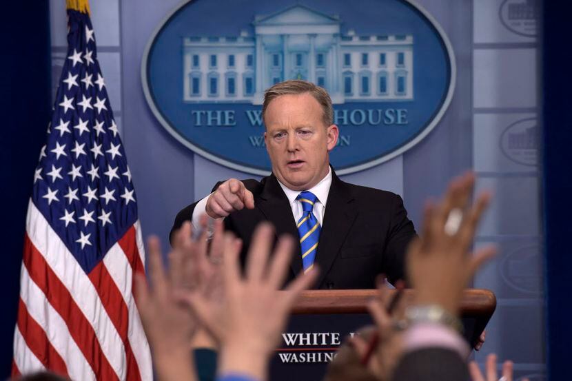 El secretario de prensa de la Casa Blanca Sean Spicer. / AP
