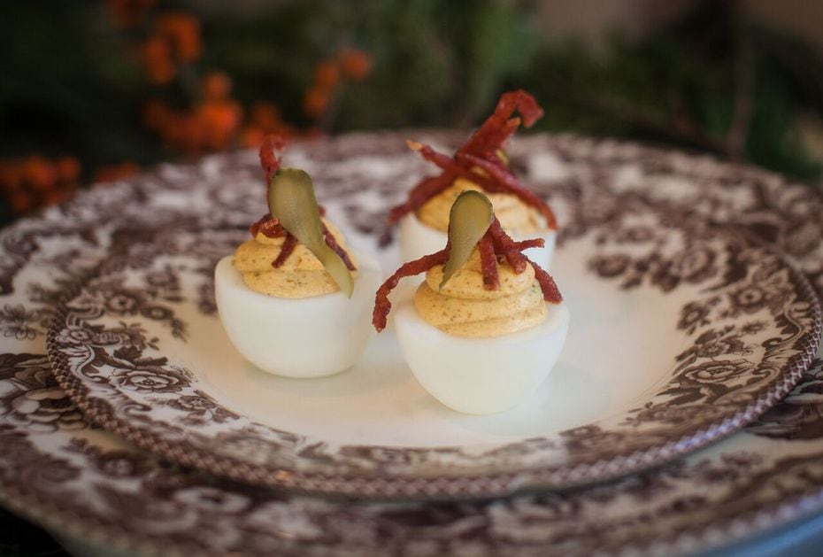 Chef Lisa Garza-Selcer says everyone in her family loves this deviled eggs recipe.