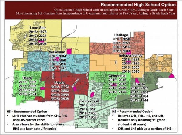 Frisco ISD unveils proposed attendance zone changes