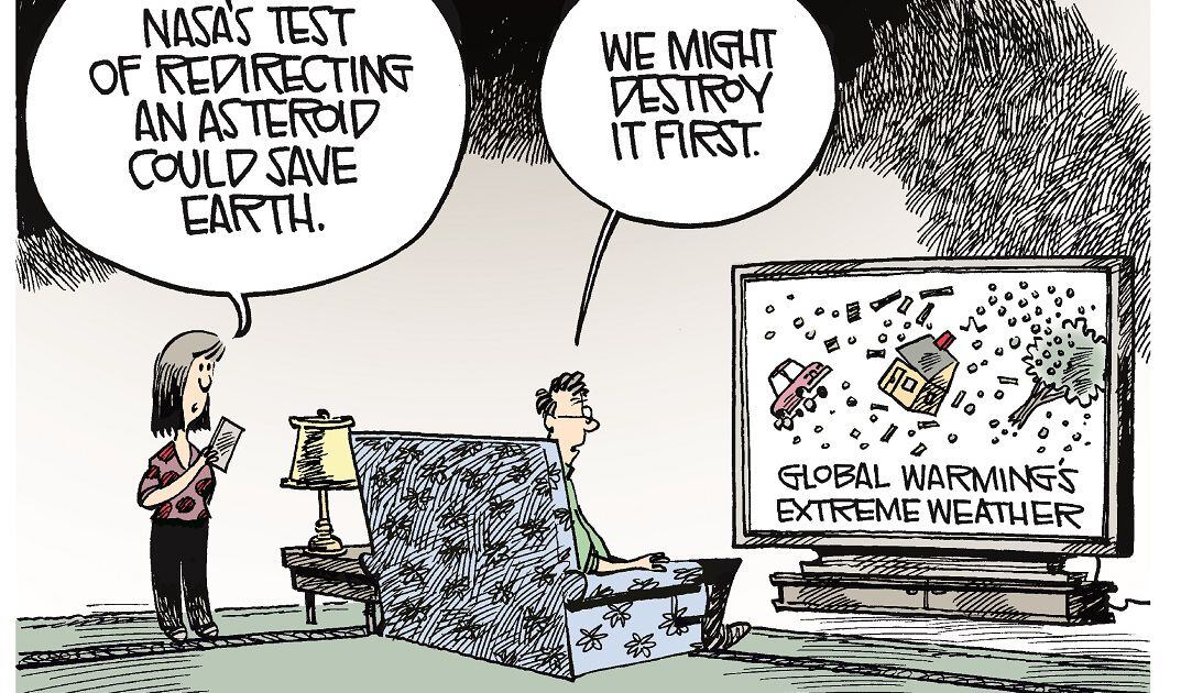 Editorial cartoon: Nasa and extreme weather - The Dallas Morning News