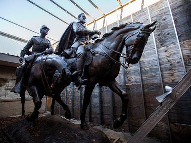 Alexander Phimister Proctor's statue of Robert E. Lee and a young soldier is being kept at...