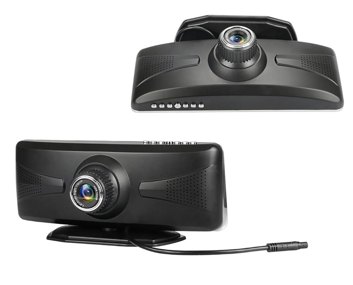 The Lanmodo Vast Automotive Night Vision Camera has a large lens on the back to brighten...