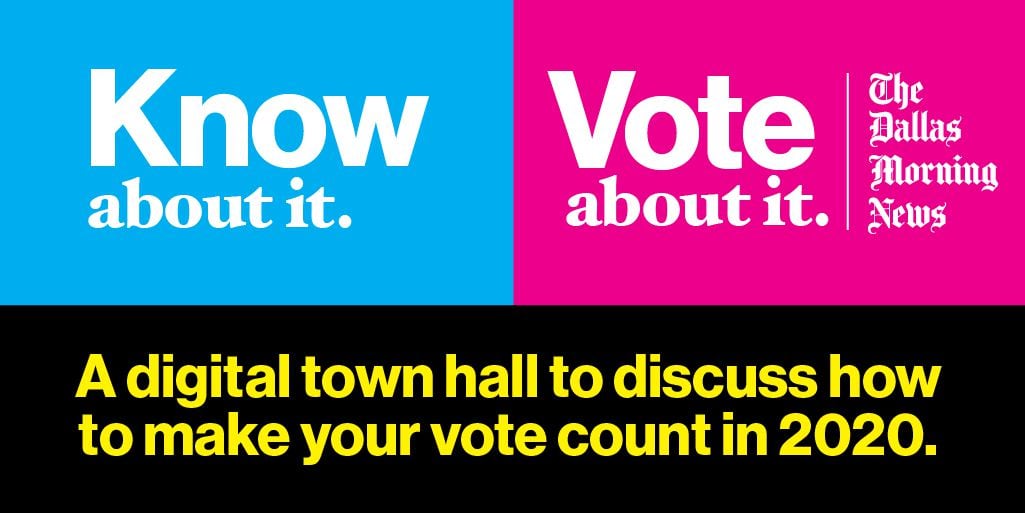 Know about it, vote about it. A digital town hall to discuss how to make your vote count in...