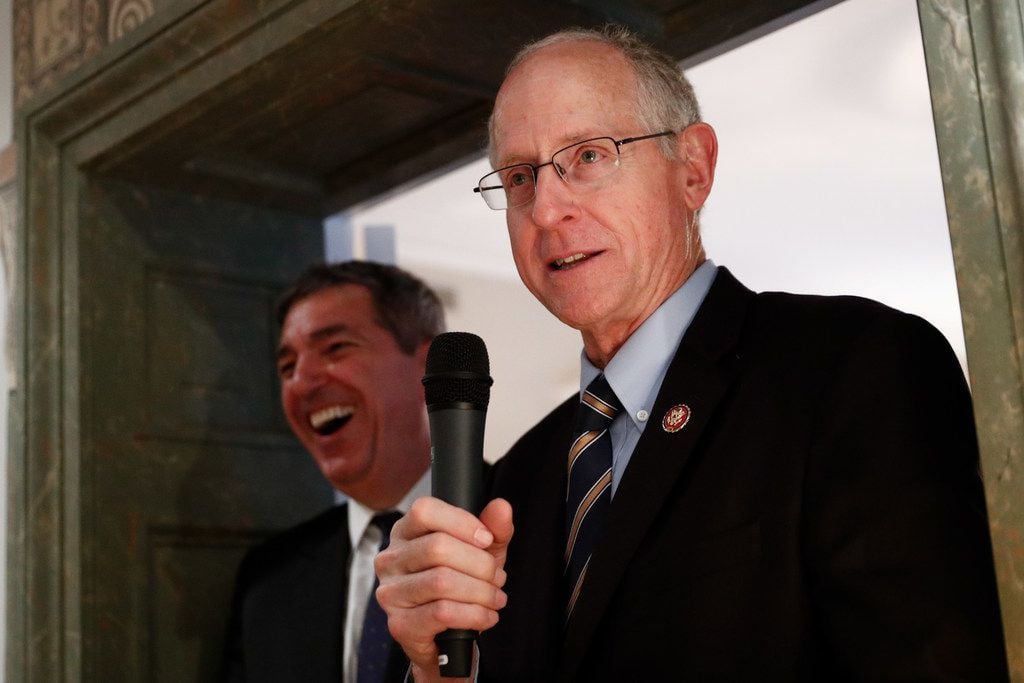 Rep. Mike Conaway, R-Midland, right, is the top Republican on the House Agriculture Committee.