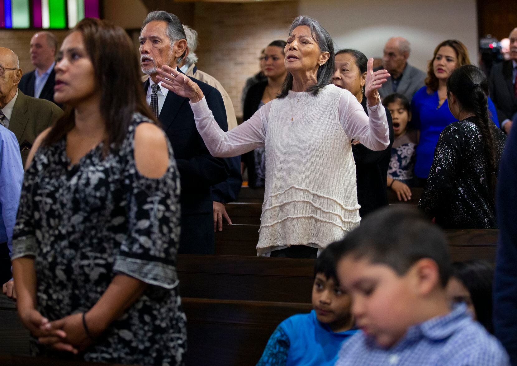 Lydia Sanchez and First Mexican Baptist Church's congregation celebrated its first service...