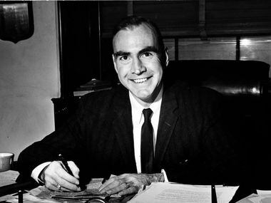 Texas Rep. Jim Wright photographed in Washington, December 4, 1963.