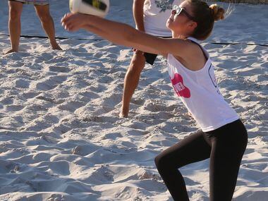Models 4 Mutts Sand Volleyball tournament for Operation Kindness was held at Sandbar Cantina...