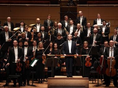 Dallas Symphony Orchestra music director Fabio Luisi (center), shown at the Meyerson Symphony Center, has added a new orchestra to his portfolio.