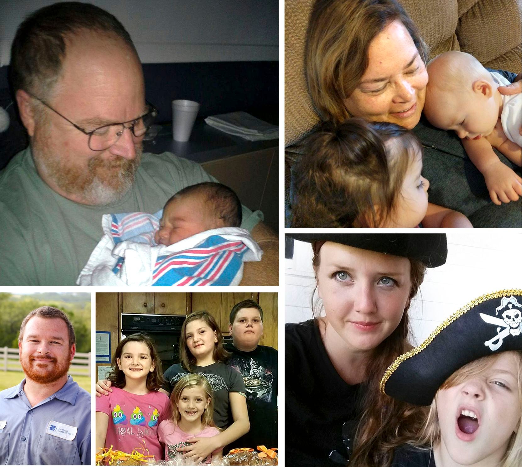 Some of the members of the Holcombe family killed in the shooting at First Baptist church in...
