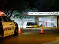 A Dallas police car sat outside the Dallas Museum of Art after the June 1 break-in. Newly...