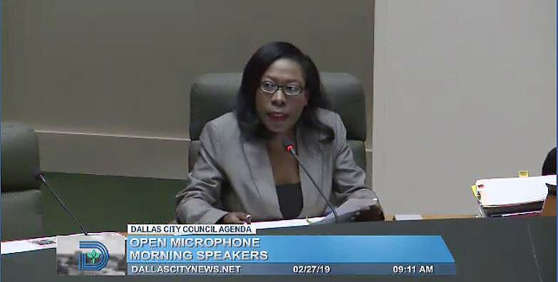 Dallas City Secretary Bilirae Johnson maintains that City Council member and mayoral candidate Scott Griggs physically threatened her in April 2015.