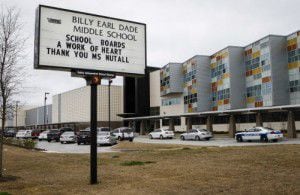  Billy Earl Dade Middle School in Dallas, Jan. 22, 2015. (Jim Tuttle / The Dallas Morning News)
