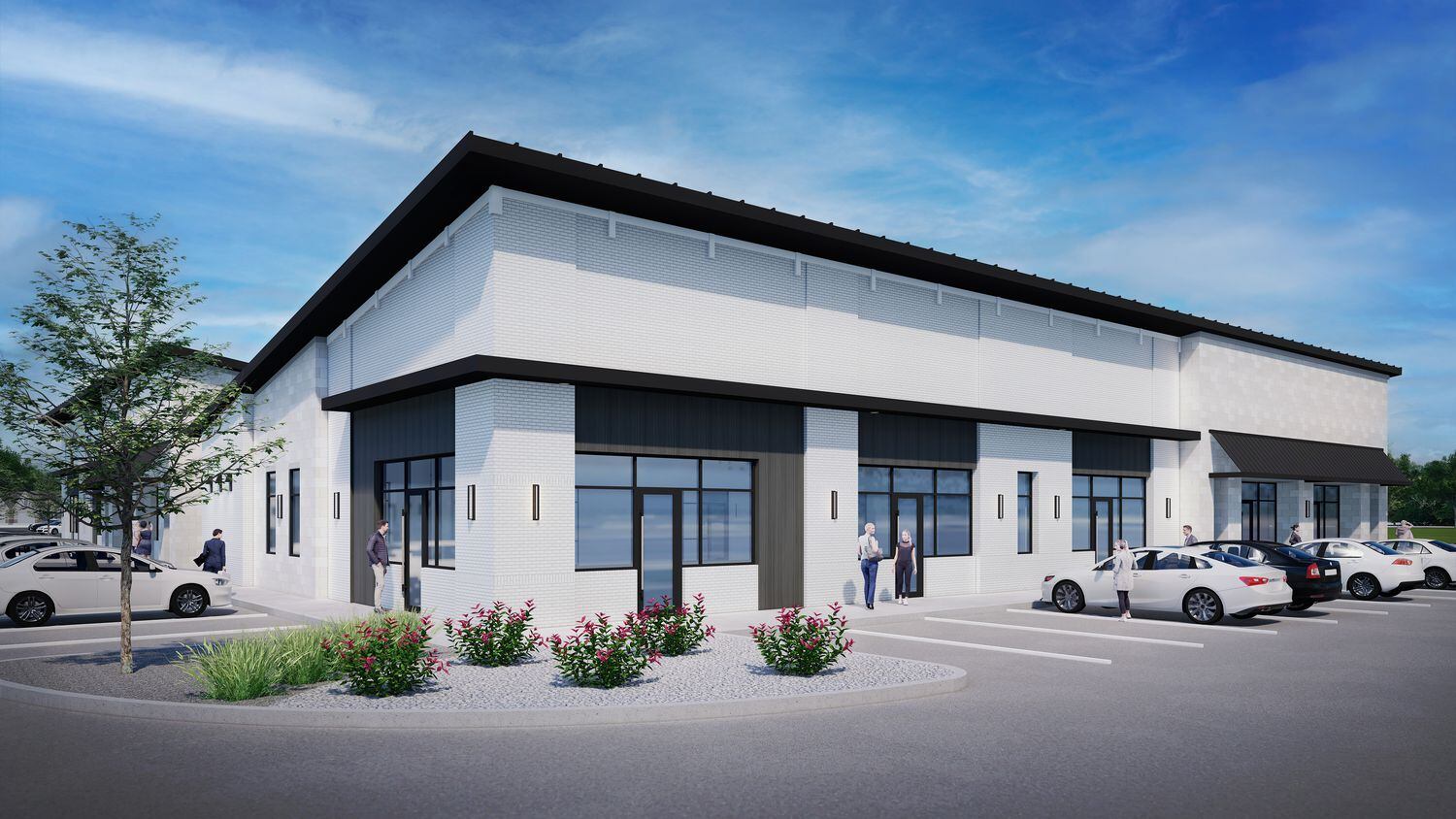 The One-Fourteen Office Park on State Highway 114 Las Colins will include seven small office...