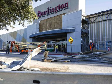 Crews remain on scene at Grapevine Mills on Wednesday, Dec. 14, 2022, a day after a tornado...