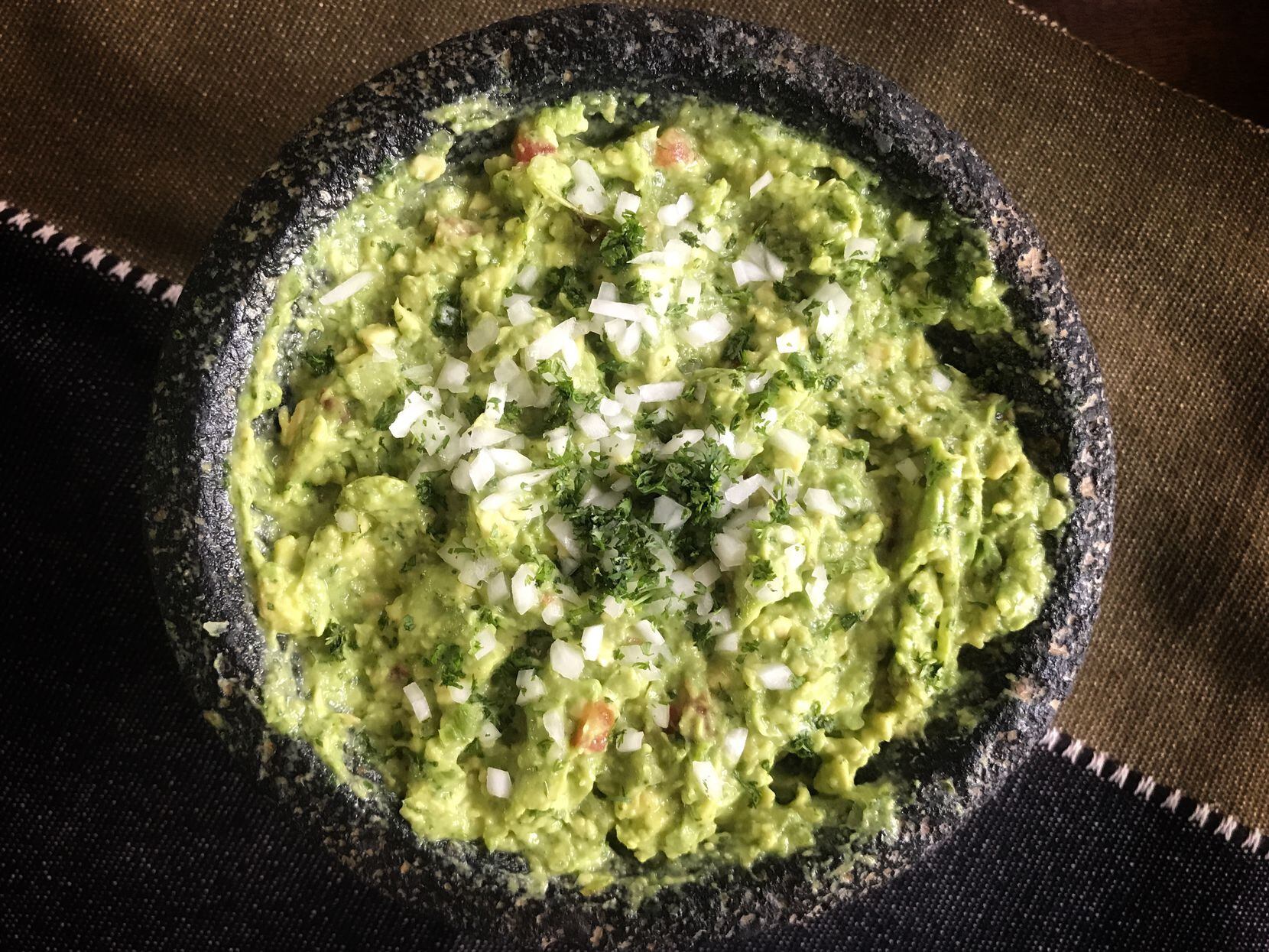 Guacamole recipe by Leslie Brenner