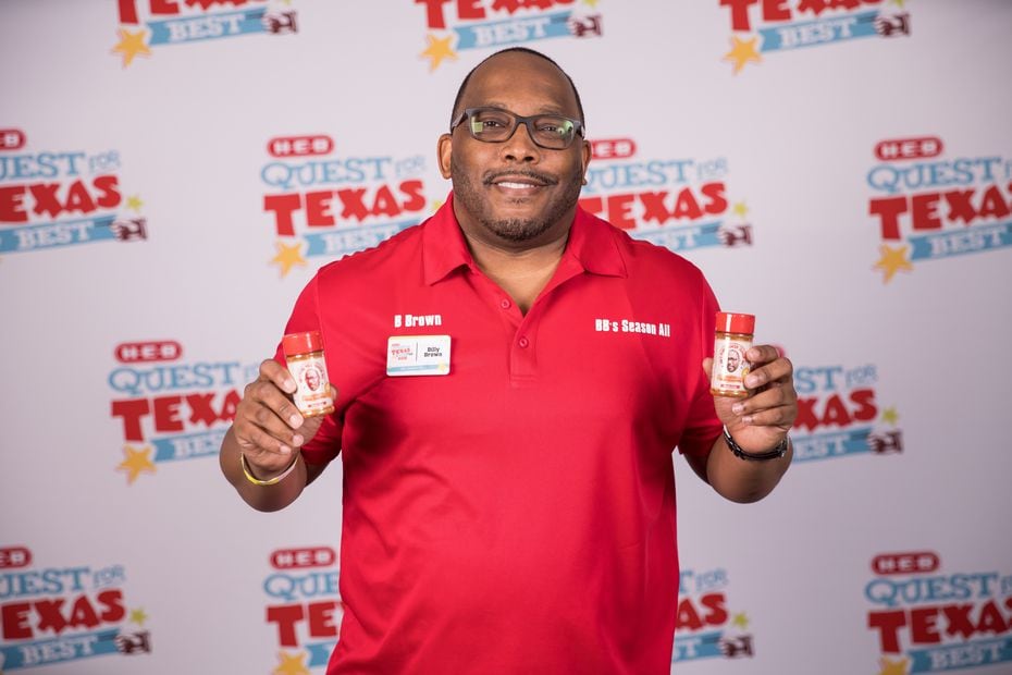 Billy Brown Jr. of Forney is one of the 2021 H-E-B Quest for Texas Best finalists. Brown developed a line of low sodium seasonings under his brand BB's Season All. His flavors are keto friendly, vegan, low sodium, carb free, gluten free and zero calories. He promises robust, memorable flavor.