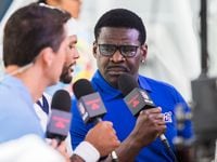 NFL Hall of Famer, sports commentator and former Dallas Cowboys wide receiver Michael Irvin...