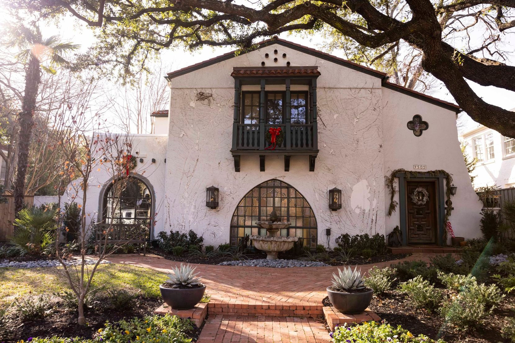 The exterior of 4509 Westway Ave, Fooshee and Cheek, 1937, on Wednesday, Jan. 5, 2022, in Highland Park, TX. 