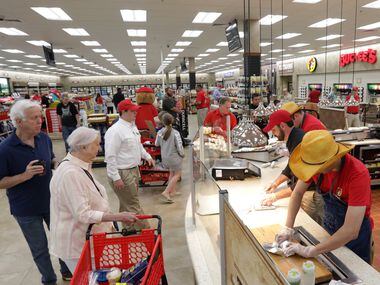 Shoppers at the new Buc-ee's in Melissa, TX, on Apr. 29, 2019. 