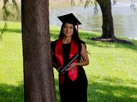 Erica Flores, a single mother of three, recently graduated with her bachelor's degree from...