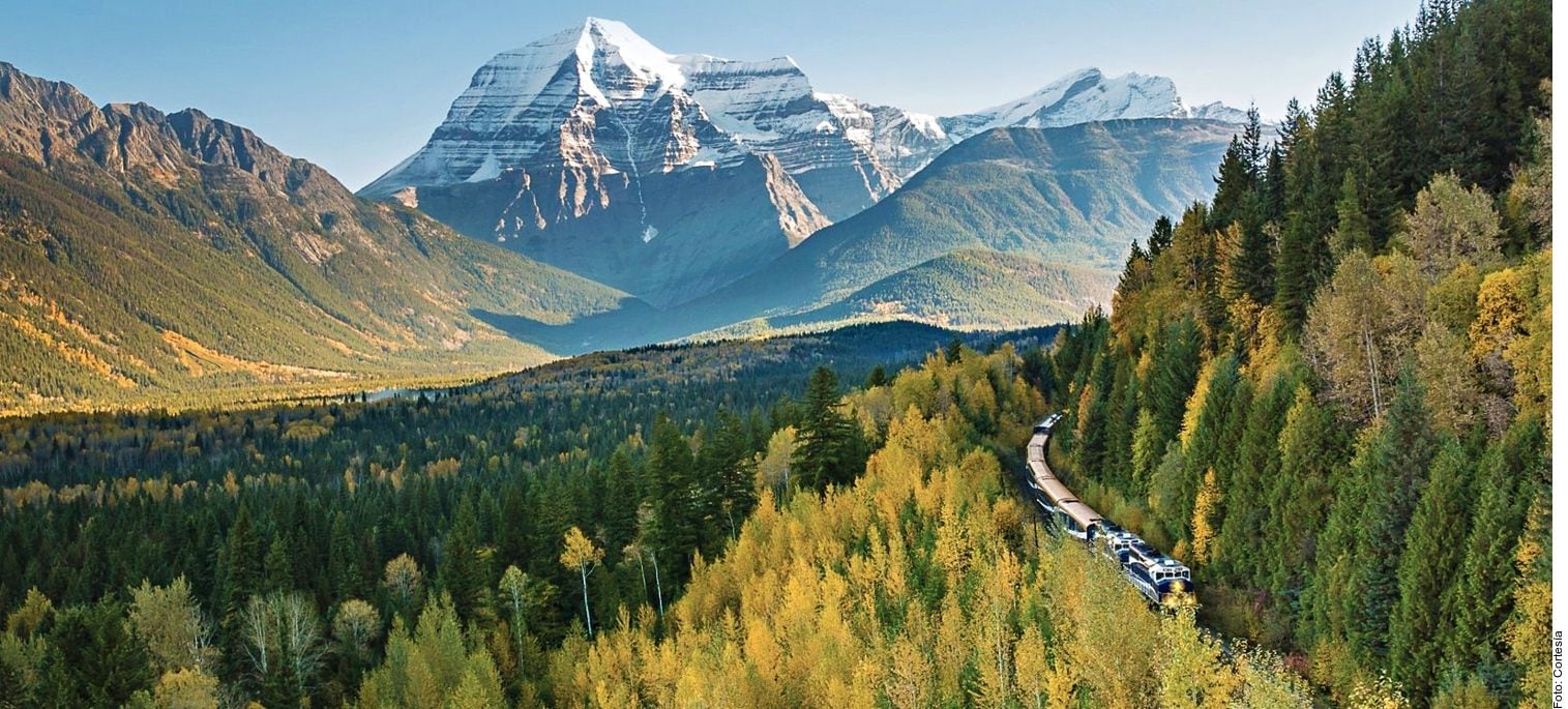 Uno de los ferrocarriles más famosos de Canadá, el Rocky Mountaineer, de última tecnología y...