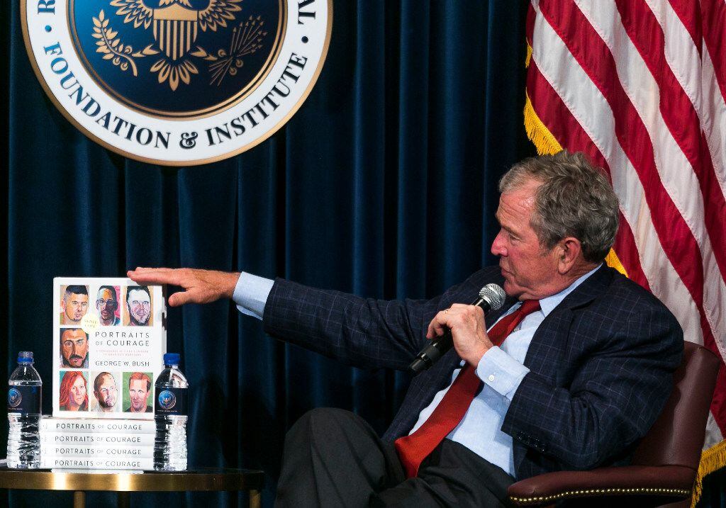 On Wednesday, March 1, President George W. Bush discussed his new book "Portraits of...