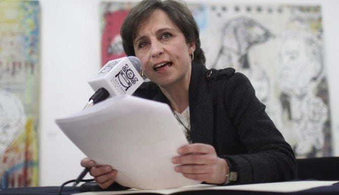 MVS despidió a la periodista Carmen Aristegui por cuestionar el despido de dos reporteros...