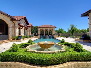 A look at the pool at 5513 Montclair Drive in Colleyville, TX.