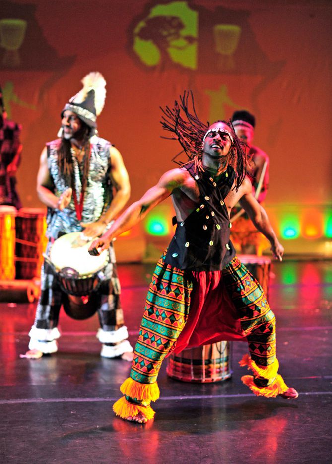 Bandan Koro Drum & Dance Ensemble performs in the traditional style practiced in Guinea and...