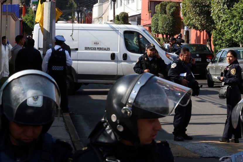 Autoridades investigan un asesinato en la Ciudad de México. AGENCIA REFORMA
