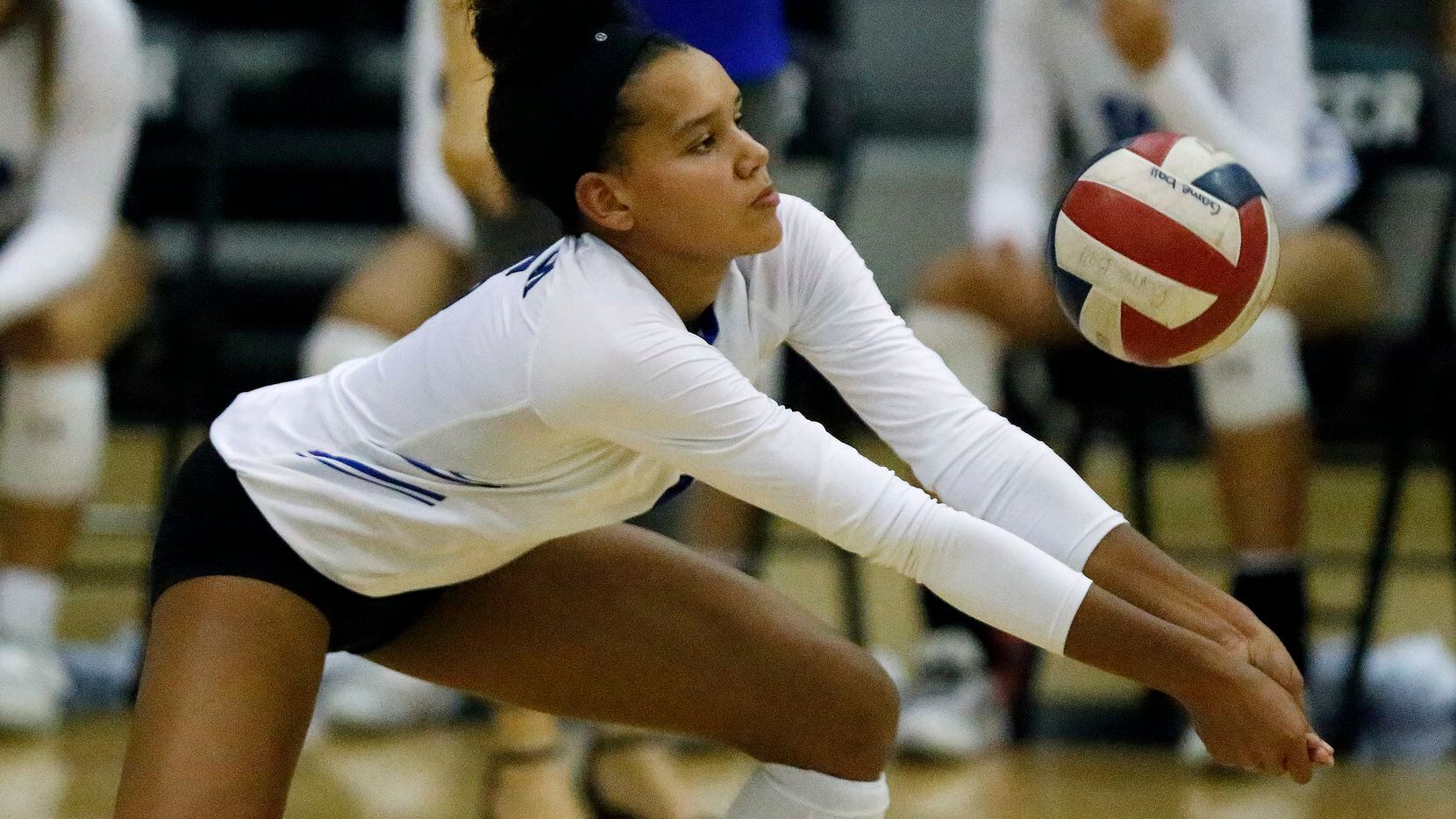 Denton Guyer outside hitter Kyndal Stowers has committed to Baylor. (Stewart F....