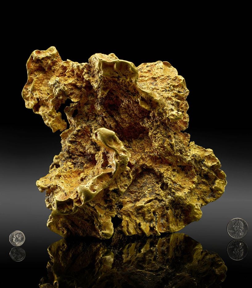 Perot Museum welcomes its own rock star — a gold nugget that weighs more  than 50 pounds