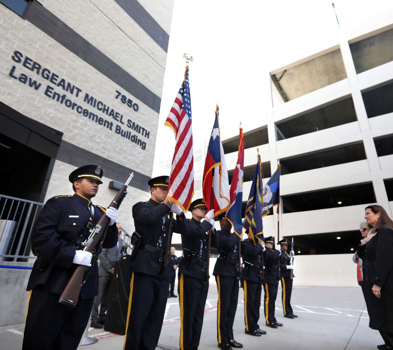 The city of Dallas' Department of Aviation hosted Friday's ceremony at Dallas Love Field.