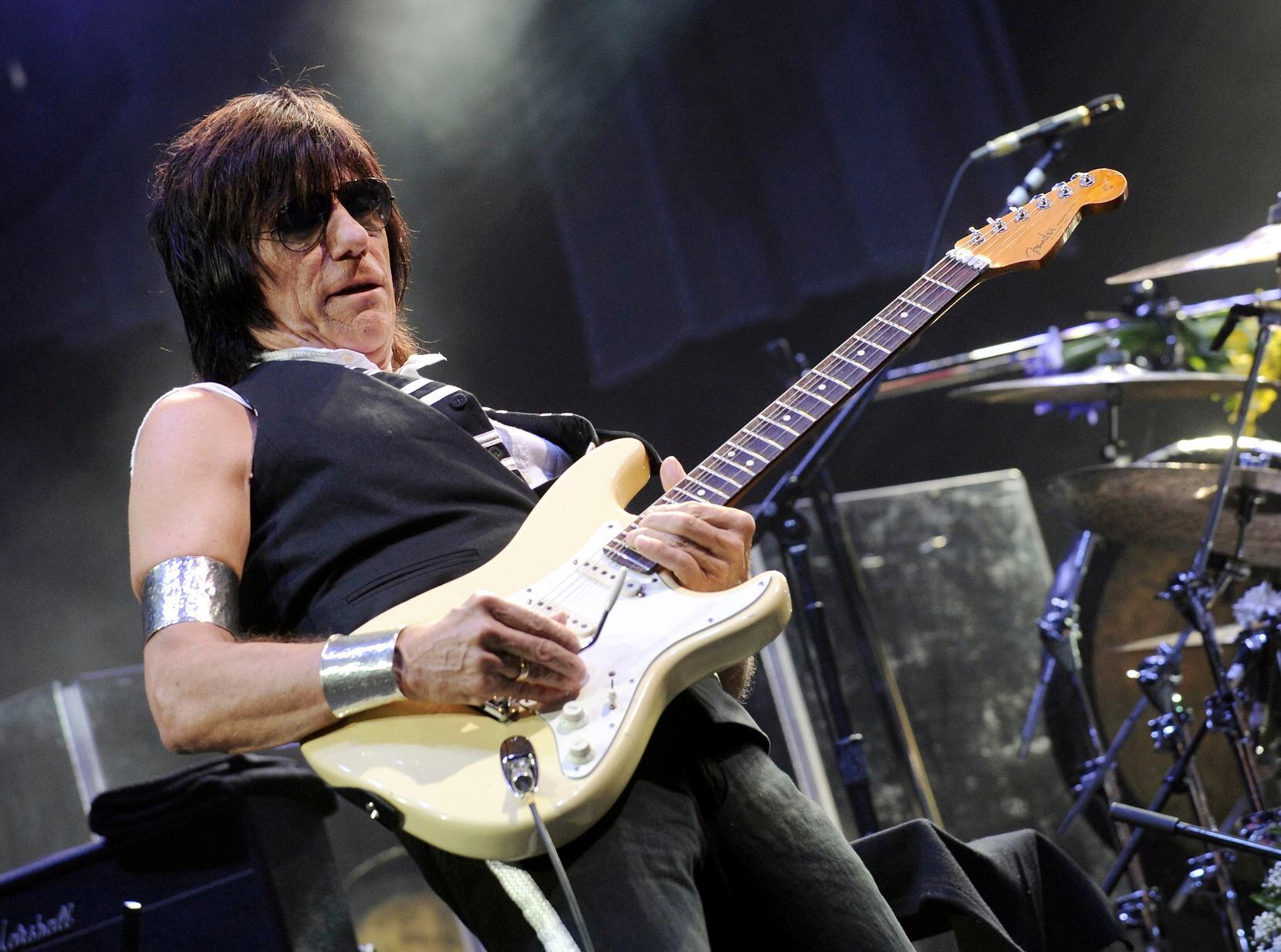 Jeff Beck performs in concert at Madison Square Garden on Feb. 18, 2010 in New York. Beck...