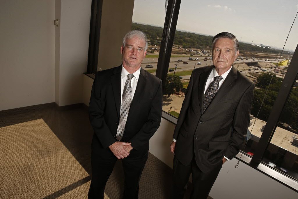 Russell Bowman (left) sued the city of Richardson along with attorney Scott Stewart in 2014...