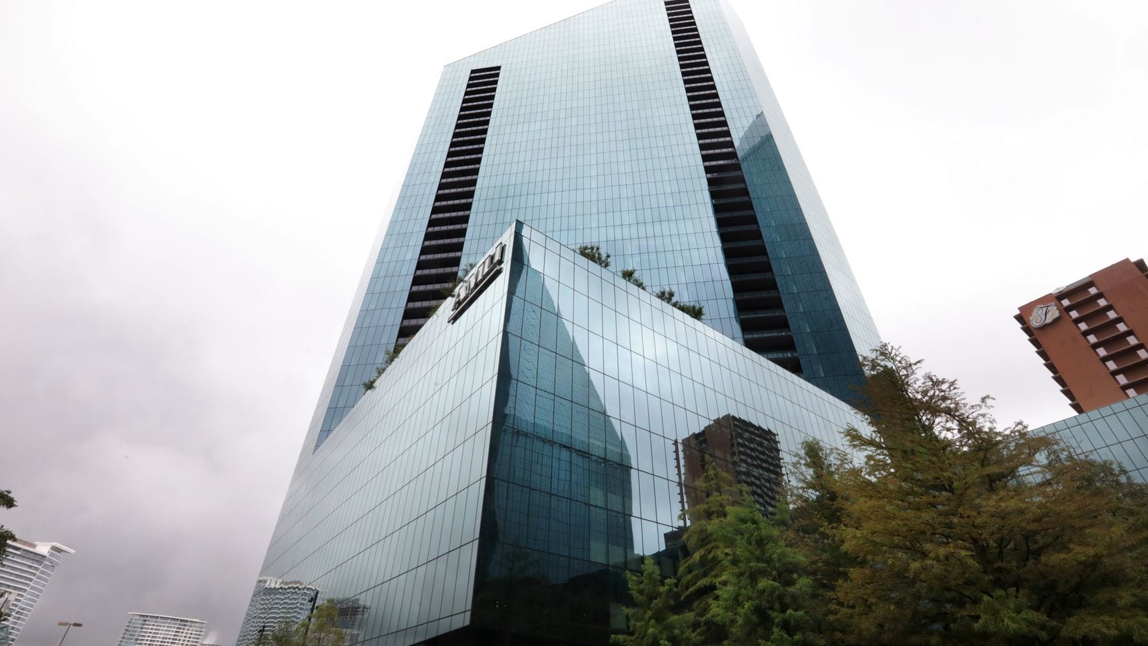 The more than $150 million Amli Fountain Place tower takes design cues from its taller and...
