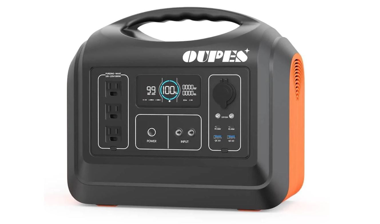 The Oupes 1800W Portable Power Station