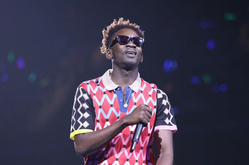 Mr. Eazi performed during the TIDAL X benefit concert powered by BACARDI and hosted by Fat...