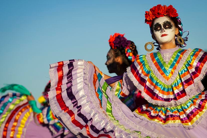 Ballet Folklorico dancers will perform at many of the Día de los Muertos festivals.