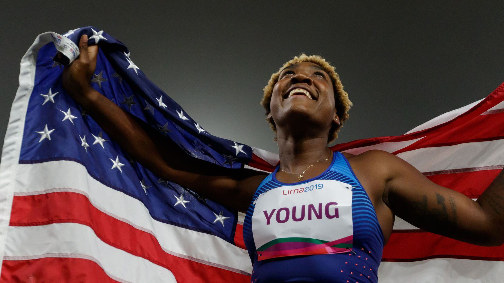Deja Young-Craddock at the ParaPan American Games in 2019.