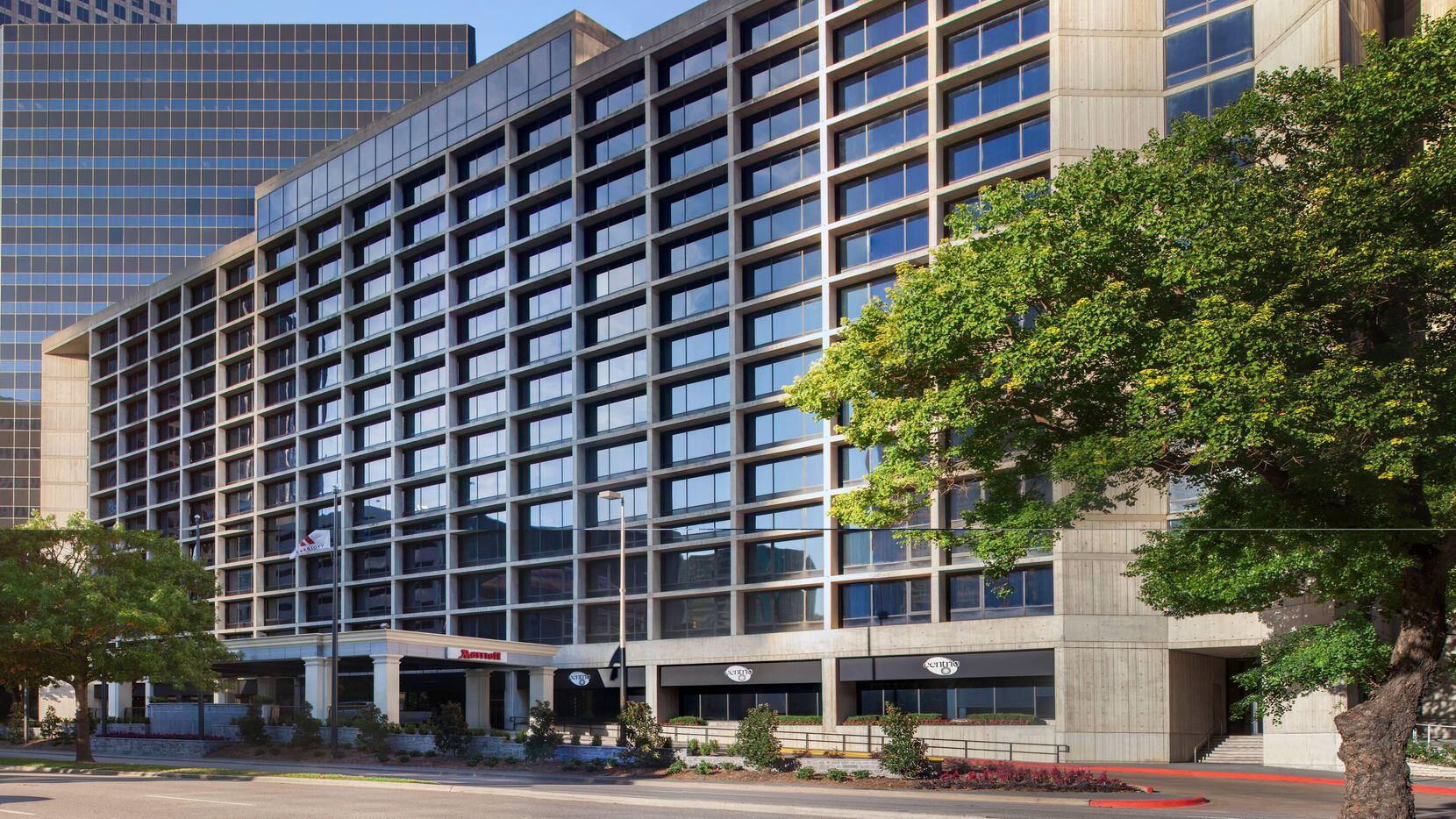 The Marriott Downtown Dallas opened in the 1980s as part of the Plaza of the Americas complex on Pearl Street.