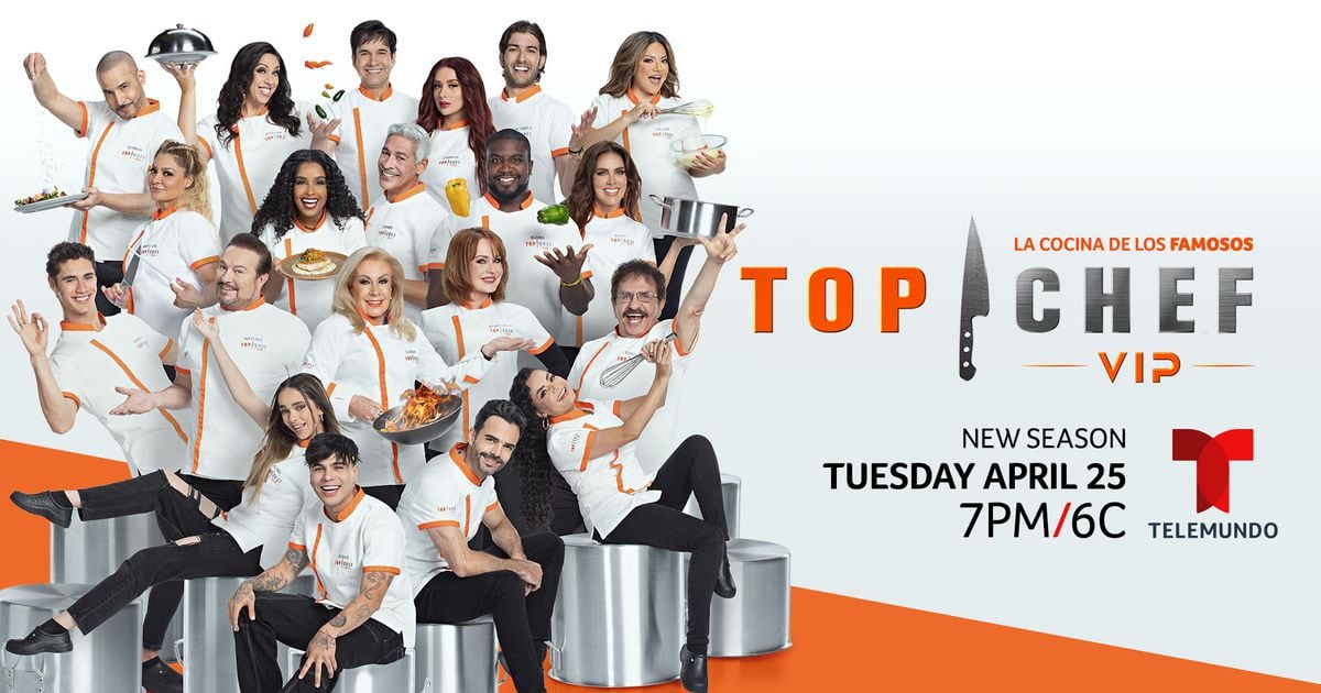 20 celebrities will compete on Telemundo’s upcoming cooking reality show