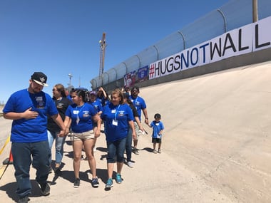 More than 4,000 people attended Hugs Not Walls in El Paso in 2019. Of that number, more than 300 were family members on each side of the border who reunited on the banks of the Rio Grande. Another event is set for Saturday.