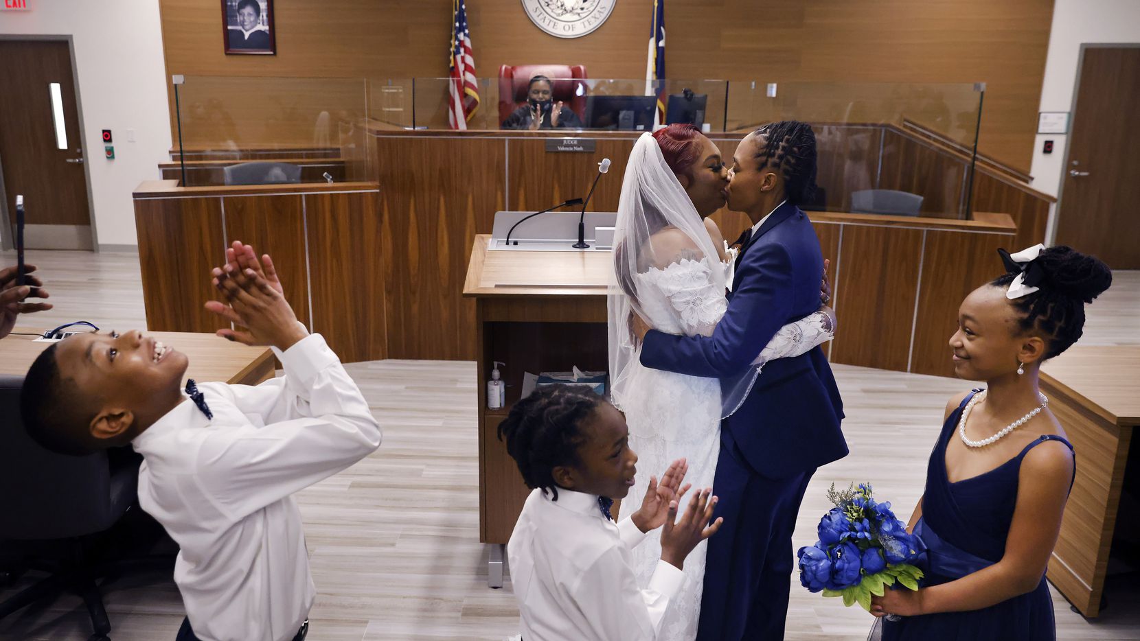 Two cute: Couples flock to Dallas courthouse for 2/22/22 weddings