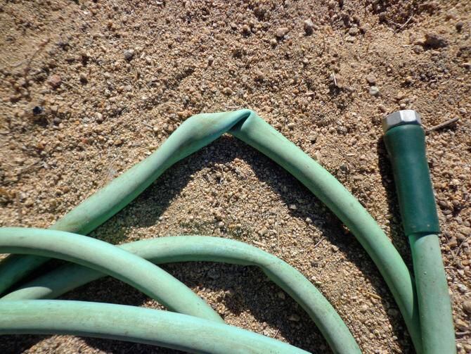 Permanently kinked garden hoses are the result of failure to properly coil ...