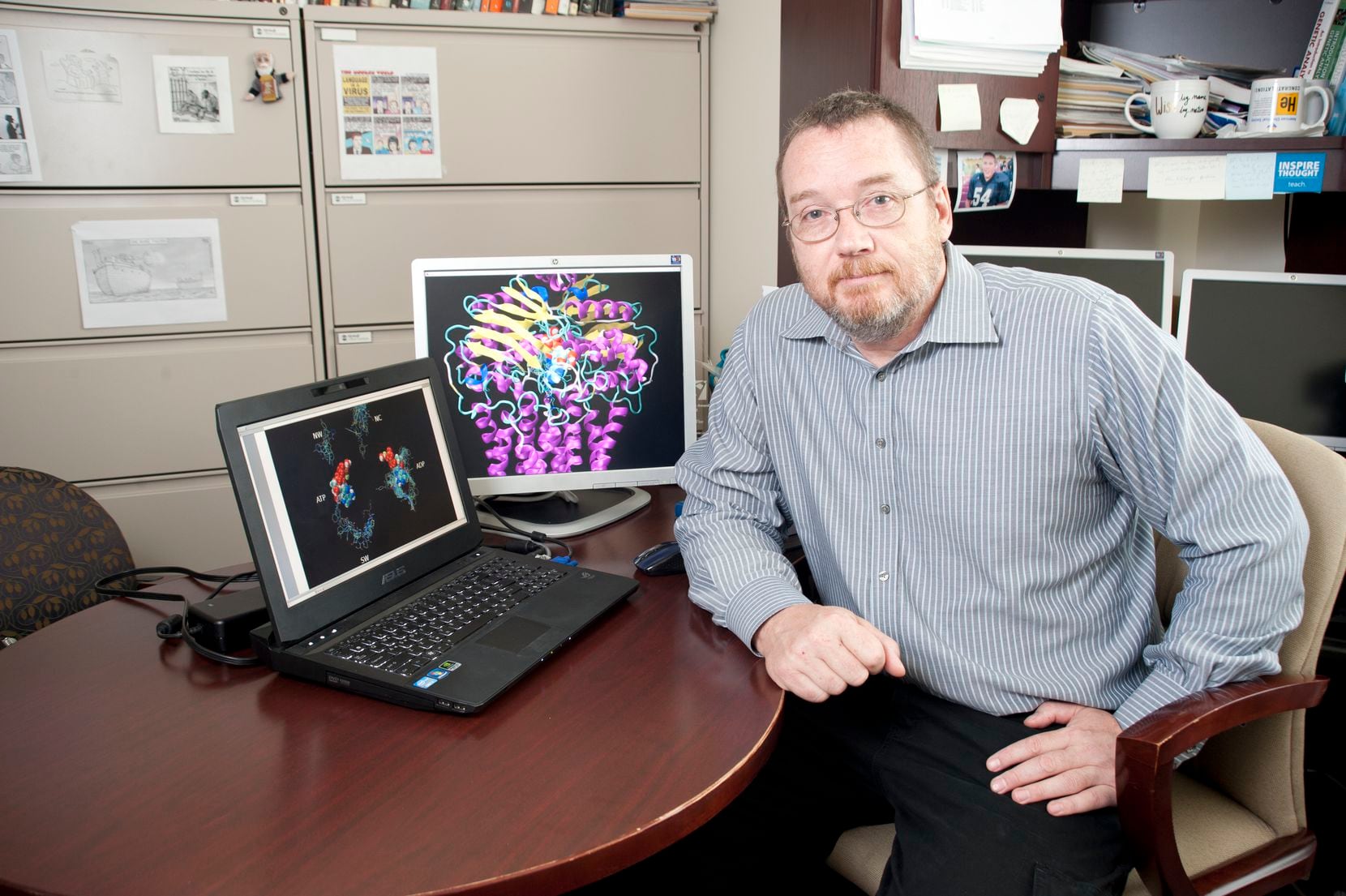 John Wise, an associate professor of biochemistry at SMU, was the senior investigator for this study. The Vogel and Wise research group at SMU uses computational modeling to simulate how proteins move and interact with each other.