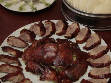 Peking duck at  J.S. Chen's Dimsum and BBQ in Plano 